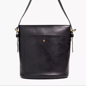 NEW Madewell Transport Bucket Bag Black Large